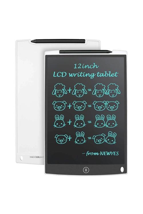 12 Inc Writing Lcd Grafik Dijital Kalemli Çizim Tableti Yazı Tahta Not Yazma Eğitim Tableti