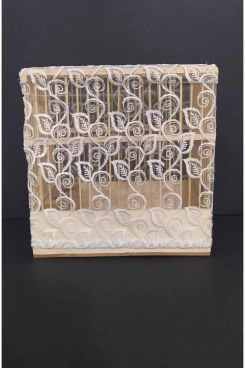 Kafes Tülü Üsten Geçme Fermuarlı 28X27X17