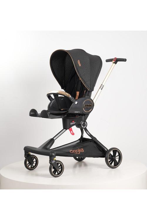 V9 Premium Bebek Arabası | Çift Yönlü, Katlanabilir, Yüksek Manzara, Şehir Dostu