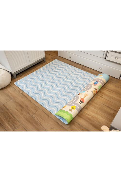 Traffic Park Premium Oyun Matı / Halısı 140Cm*195Cm*12Mm Mat011
