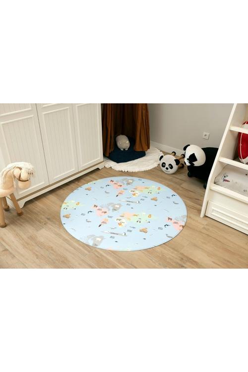 World Map Premium Oyun Matı / Halısı 135cm*12mm Mat029