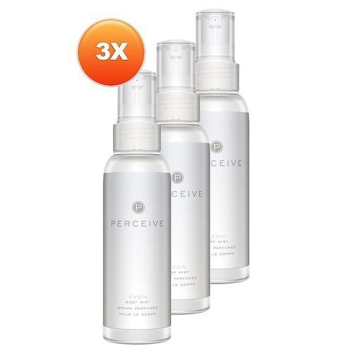 Perceive Kadın Vücut Spreyi 3 x 100 ML