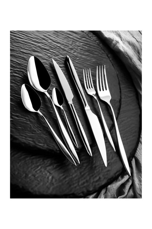 Fera 36 Parça Çatal Kaşık Set - Silver