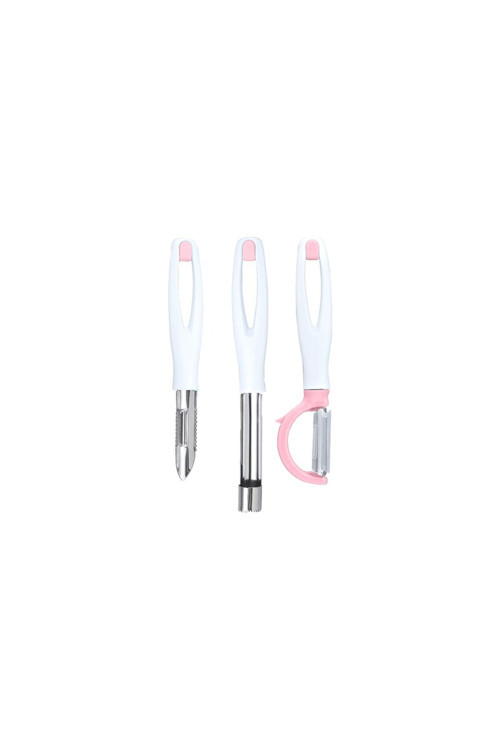 Hilal Sebze Soyacağı & Elma Oyacağı & Sebze Soyacağı 3 Lü Set
