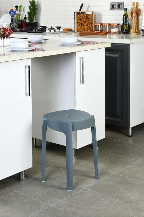 Plastik Kaymaz Tabure