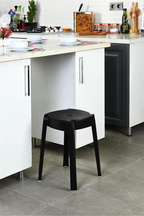 Plastik Kaymaz Tabure