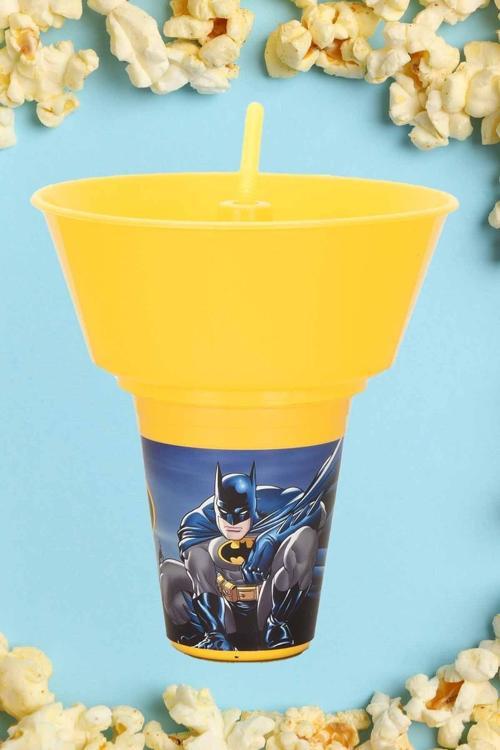 Batman Yuvarlak Mısır Kovalı Pipetli Bardak