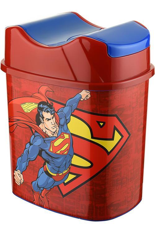 Süperman Yutan Çöp Kovası 5,5 Lt.
