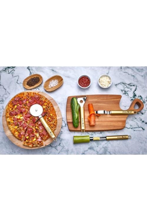 4 Lü Soyacak Set - Gold