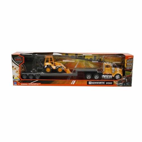 Eğitici Oyuncaklar 1:43 Long Haul Kenworth Taşıyıcı Tır ve Dozer Kız Erkek Çocuk Oyuncak