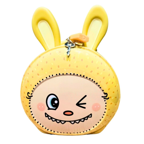 Eğitici Oyuncaklar Kilitli Metal Kulak Kumbara Kız Erkek Çocuk Oyuncak 