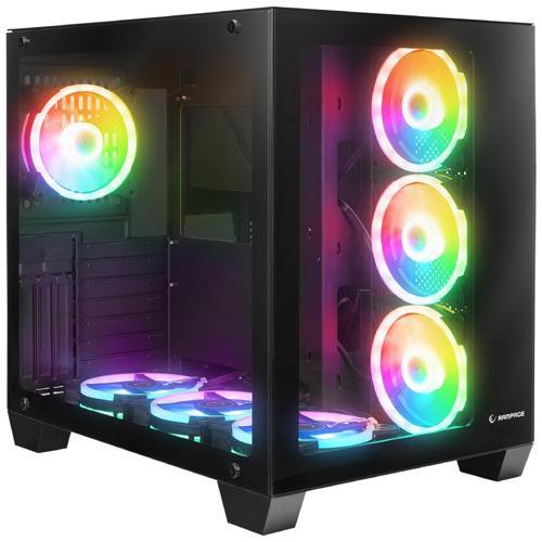 ARCTIC Xtender USB-C Temperli Cam Panel Dahili ARGB Fanlar 420mm Sıvı Soğutma Destekli Kule Tipi Mat Siyah Bilgisayar Kasası