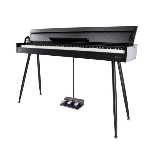 Jwin Sapphire SDP-115 Çekiç Aksiyonlu 88 Tuşlu Dijital Piyano - Siyah