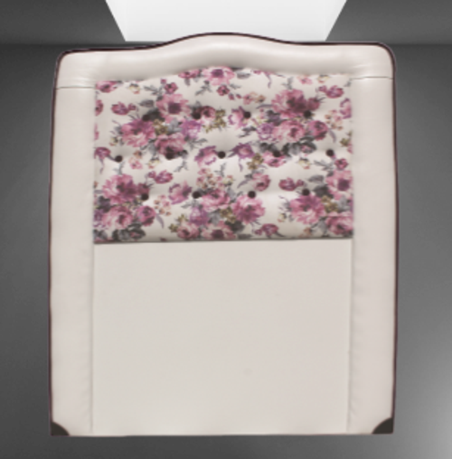 Başlık ALC KARDELEN Kapitone Baby Face Pembe Çiçekli Kumaş Döşem 90 cm El Yapım