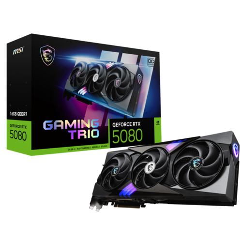 GeForce RTX 5080 16G GAMING TRIO OC 16GB GDRR7 256bit  DX12 DLSS4 Gaming (Oyuncu) Ekran Kartı
