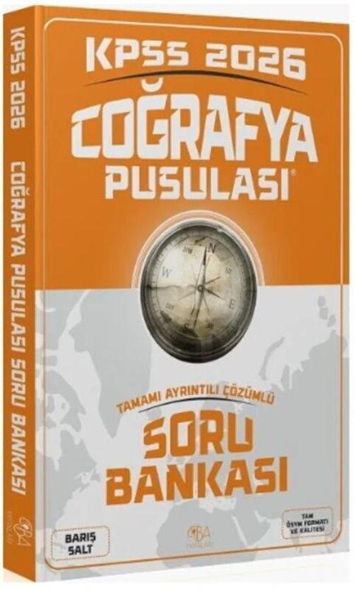 CBA Yayınları 2026 KPSS Coğrafya Pusulası Soru Bankası