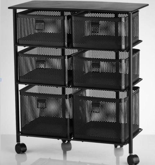 3 KATLI 6 ÇEKMECELİ  TEKERLEKLİ SEBZELİK