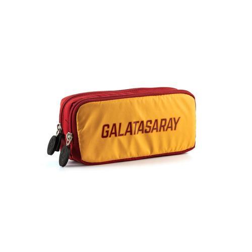 Orijinal Kalemlik  Gold Logo Baskılı Çift Gözlü Kalem Kutusu