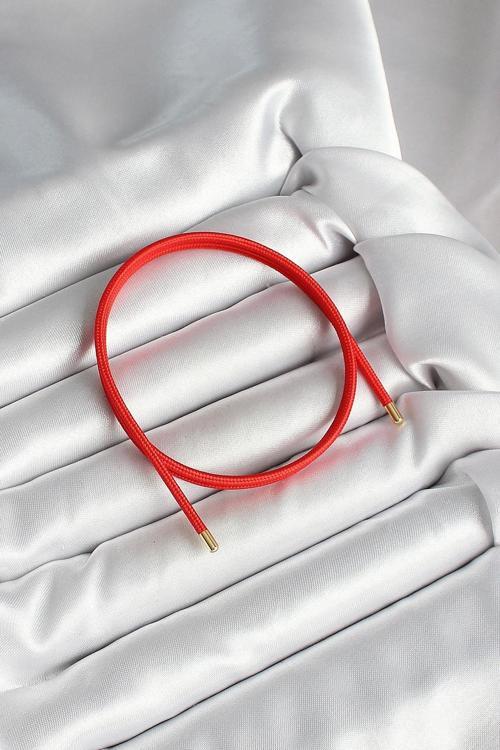 Mıknatıslı Kırmızı Renk Sarmal Kadın Bileklik