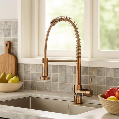 Bakır Renk Endüstriyel Mutfak Eviye Bataryası