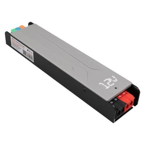 12 Volt 20 Amper 240 Watt Slim Metal Kasa Adaptör Voltaj Göstergeli 238x51x30mm