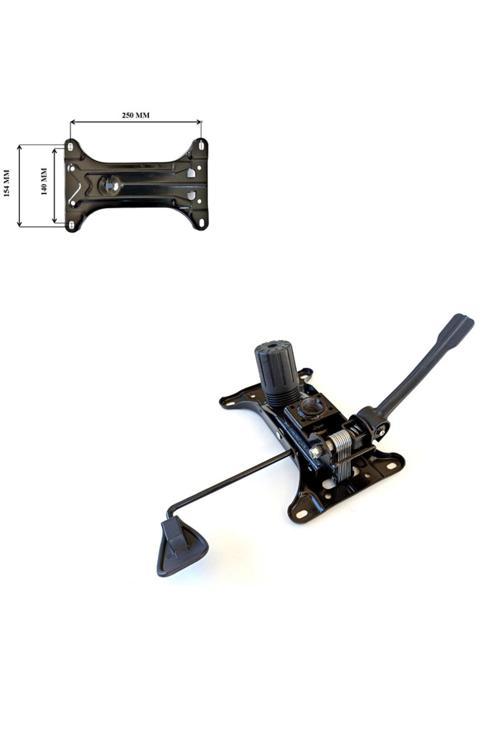 Ofis Büro Çalışma Koltuğu Için Çift Kol Metal Şase Mekanizma (15X25Cm) Yedek Parça