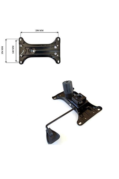 Ofis Büro Çalışma Koltuğu Için Tek Kol Metal Şase Mekanizma (15X25Cm) Yedek Parça