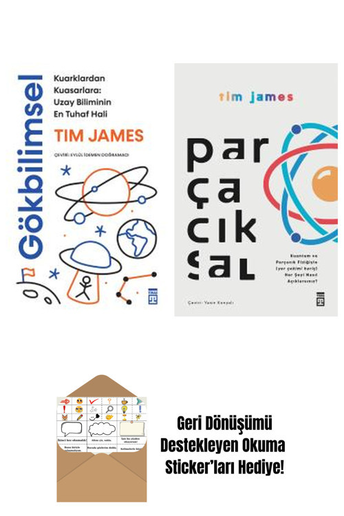 Timaş Yayınları Tim James 2 Kitap Seti + Okuma Sticker'Ları