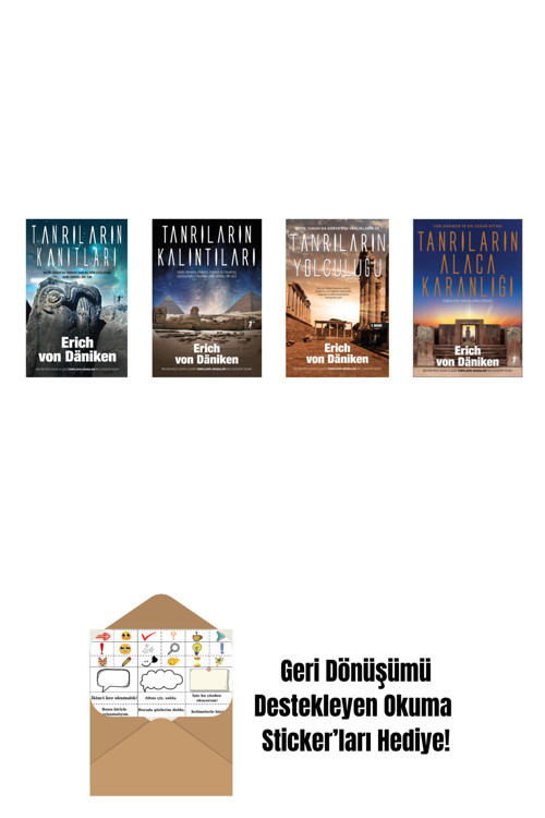 Artemis Yayınları Erich Von Daniken 4 Kitap Set + Okuma Sticker'Ları