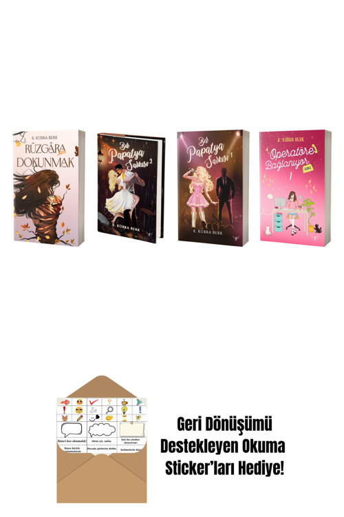 Artemis Yayınları K. Kübra Berk 4 Kitap Set + Okuma Sticker'Ları