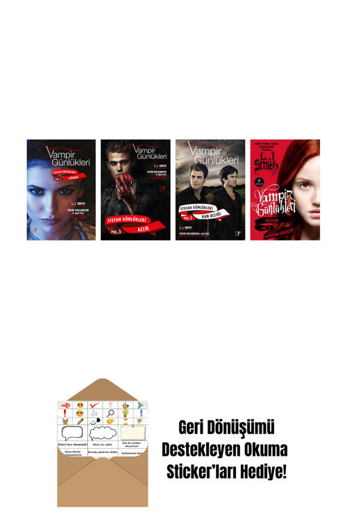 Artemis Yayınları L. J. Smith 4 Kitap Set + Okuma Sticker'Ları