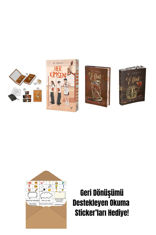 Artemis Yayınları R. İdeli 4 Kitap Set + Okuma Sticker'Ları