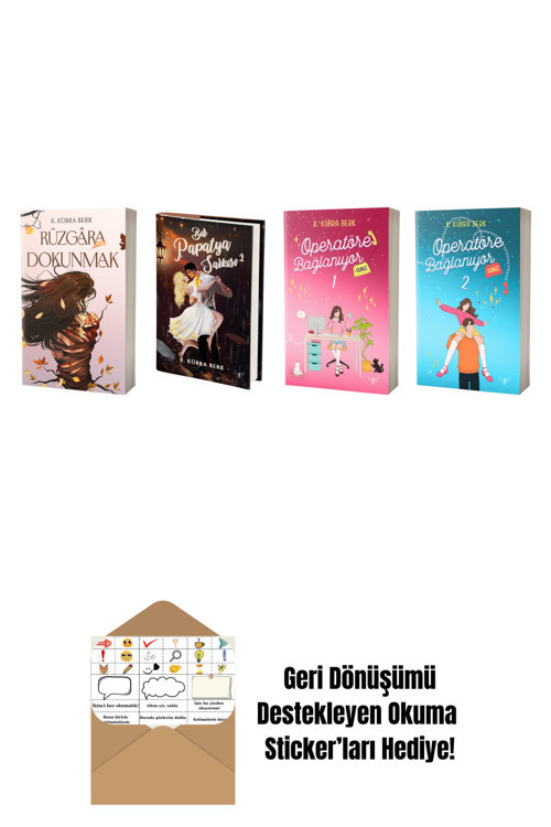 Artemis Yayınları K. Kübra Berk 4 Kitap Set + Okuma Sticker'Ları