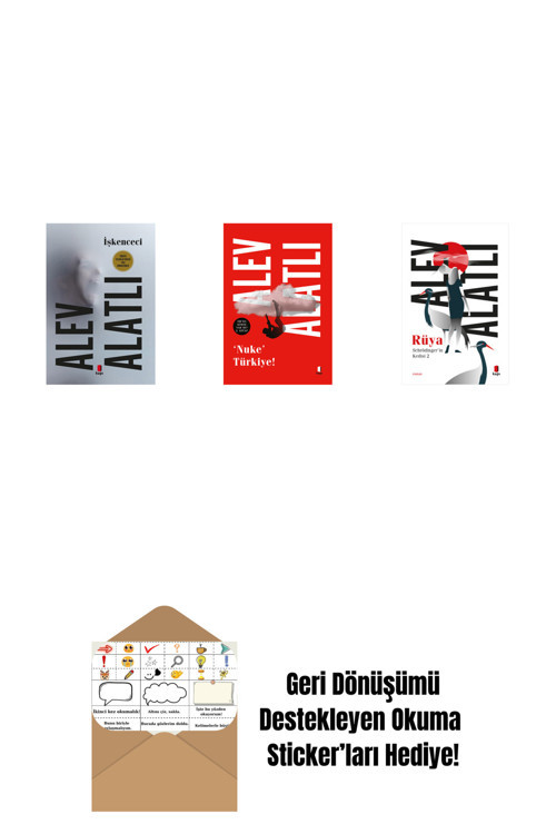 Everest Yayınları İşkenceci + Nuke Türkiye + Schrödinger’İn Kedisi 2 - Rüya + Okuma Sticker'Ları