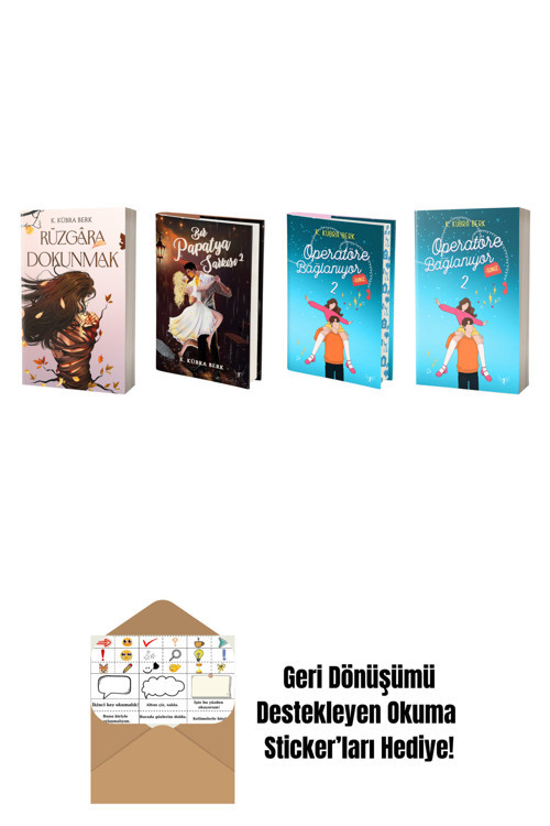 Artemis Yayınları K. Kübra Berk 4 Kitap Set + Okuma Sticker'Ları