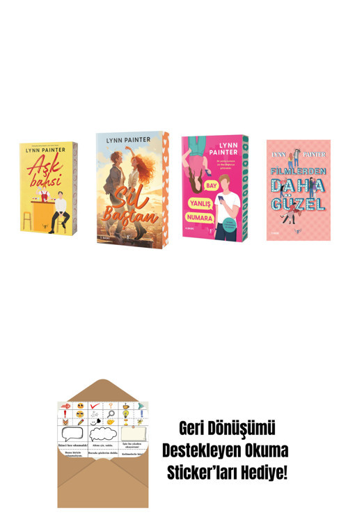 Artemis Yayınları Lynn Painter 4 Kitap Set + Okuma Sticker'Ları
