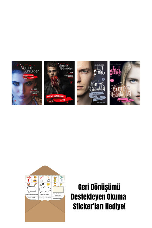 Artemis Yayınları L. J. Smith 4 Kitap Set + Okuma Sticker'Ları