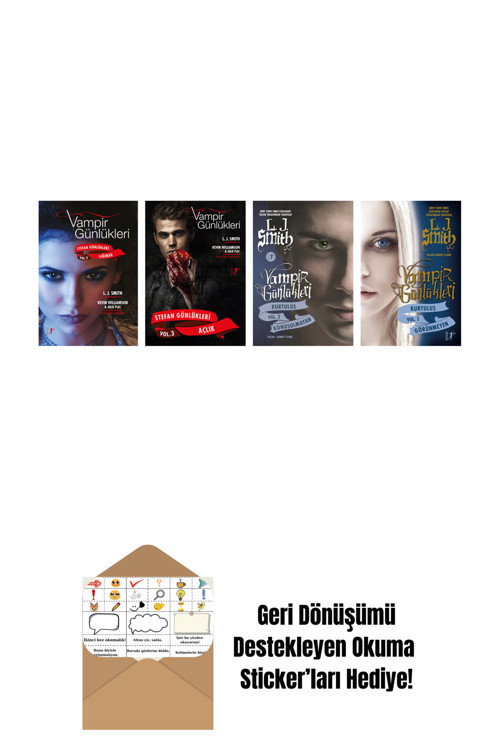 Artemis Yayınları L. J. Smith 4 Kitap Set + Okuma Sticker'Ları