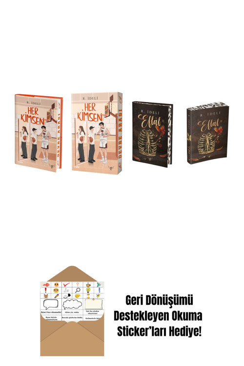 Artemis Yayınları R. İdeli 4 Kitap Set + Okuma Sticker'Ları
