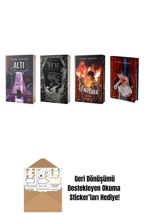 Artemis Yayınları Fatma Şamata 4 Kitap Set + Okuma Sticker'Ları