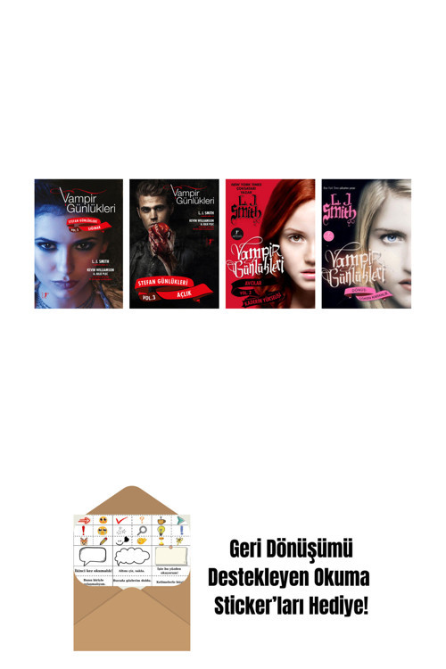 Artemis Yayınları L. J. Smith 4 Kitap Set + Okuma Sticker'Ları