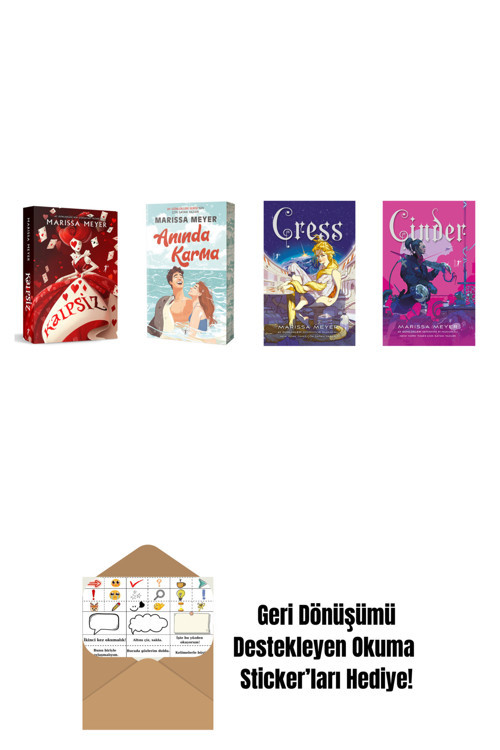 Artemis Yayınları Marissa Meyer 4 Kitap Set + Okuma Sticker'Ları