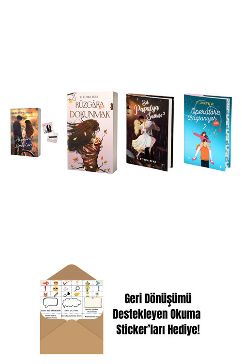 Artemis Yayınları K. Kübra Berk 4 Kitap Set + Okuma Sticker'Ları