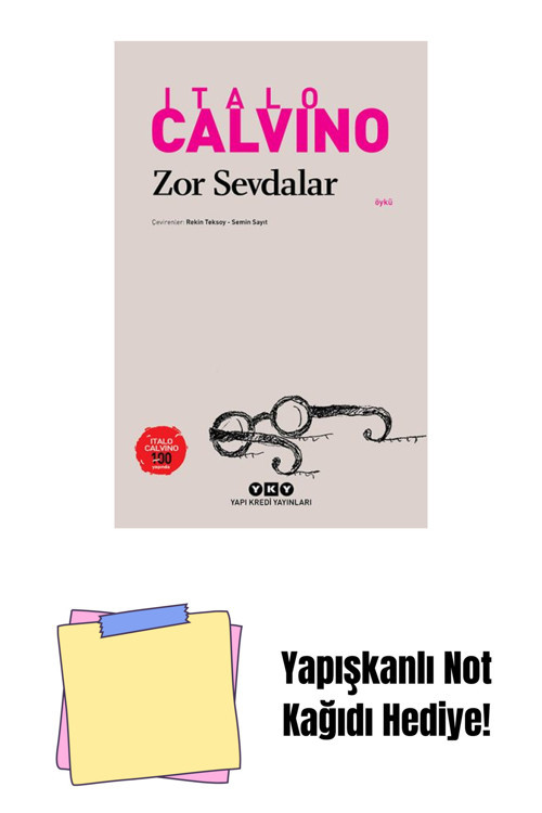 Yapı Kredi Yayınları Zor Sevdalar + Yapışkanlı Not Kağıdı