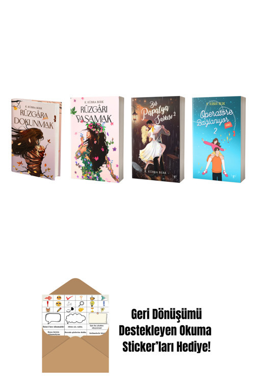 Artemis Yayınları K. Kübra Berk 4 Kitap Set + Okuma Sticker'Ları