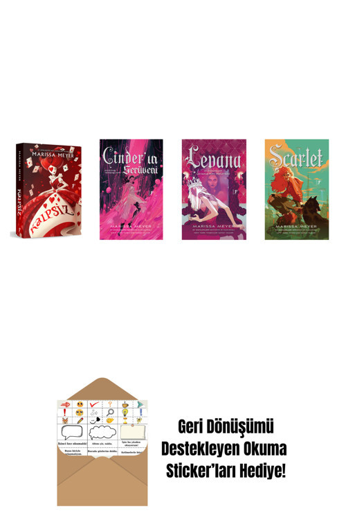 Artemis Yayınları Marissa Meyer 4 Kitap Set + Okuma Sticker'Ları
