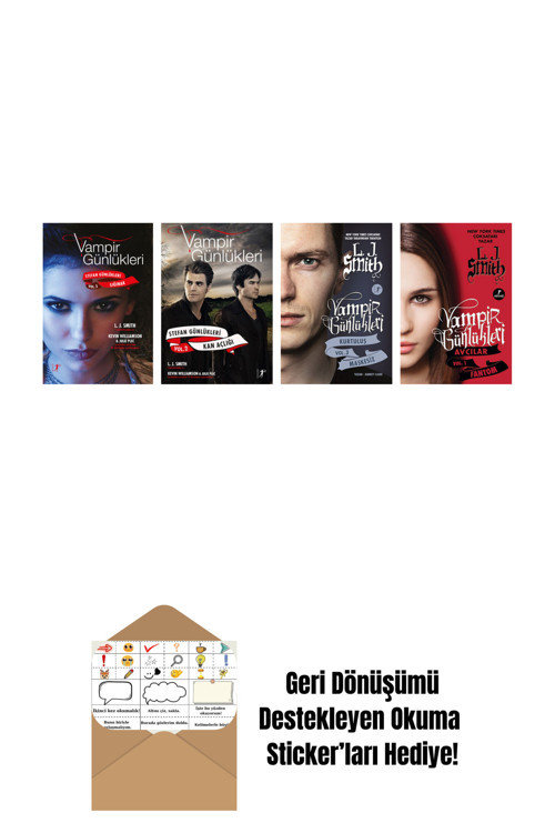 Artemis Yayınları L. J. Smith 4 Kitap Set + Okuma Sticker'Ları