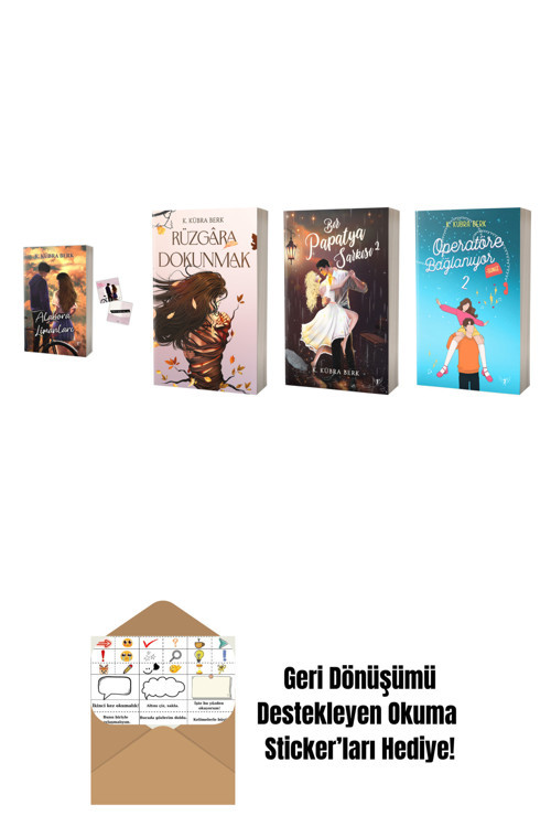 Artemis Yayınları K. Kübra Berk 4 Kitap Set + Okuma Sticker'Ları
