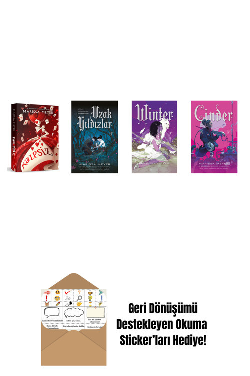 Artemis Yayınları Marissa Meyer 4 Kitap Set + Okuma Sticker'Ları