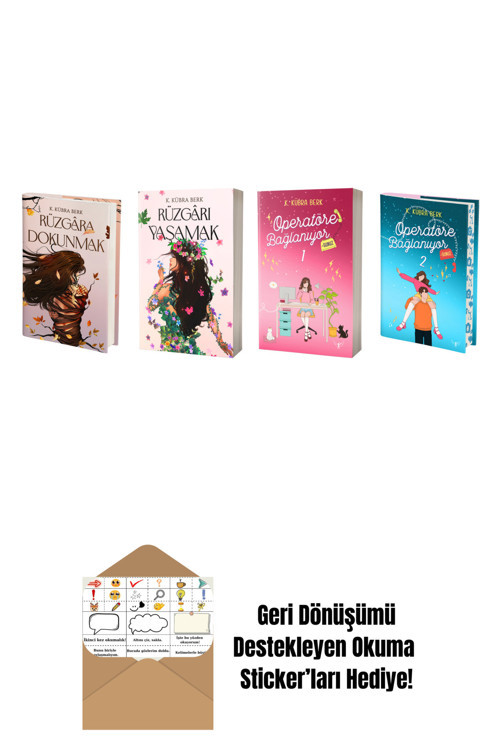 Artemis Yayınları K. Kübra Berk 4 Kitap Set + Okuma Sticker'Ları